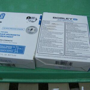 BOSLEY MD FOR MEN HAIR REGROWTH TREATMENT EXTRA STRENGTH 6 MONTHS DATED 03/2024